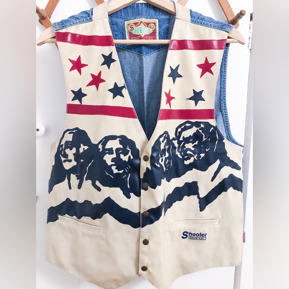 Vintage Shooter USA Mt Rushmore Vest - Picture 3 of 11